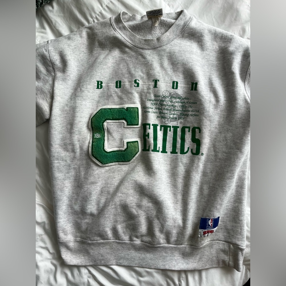 Boston Celtics Sweatshirt with Varsity Logo